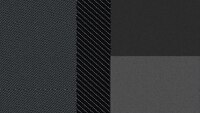'RISPY' embossed fabric with Quartz stitching and leather effect trim